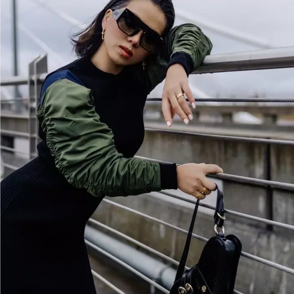 💫ZARA💫MIDI DRESS🩵🛍️🥰💯